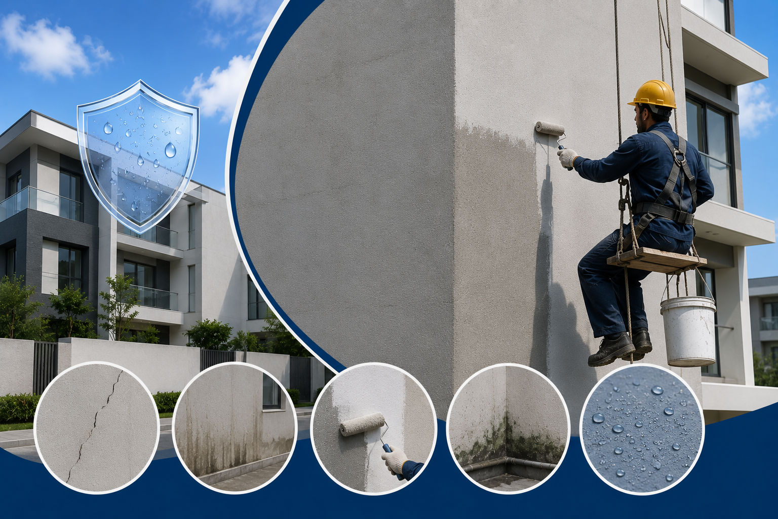 External Wall Waterproofing Services in Hyderabad