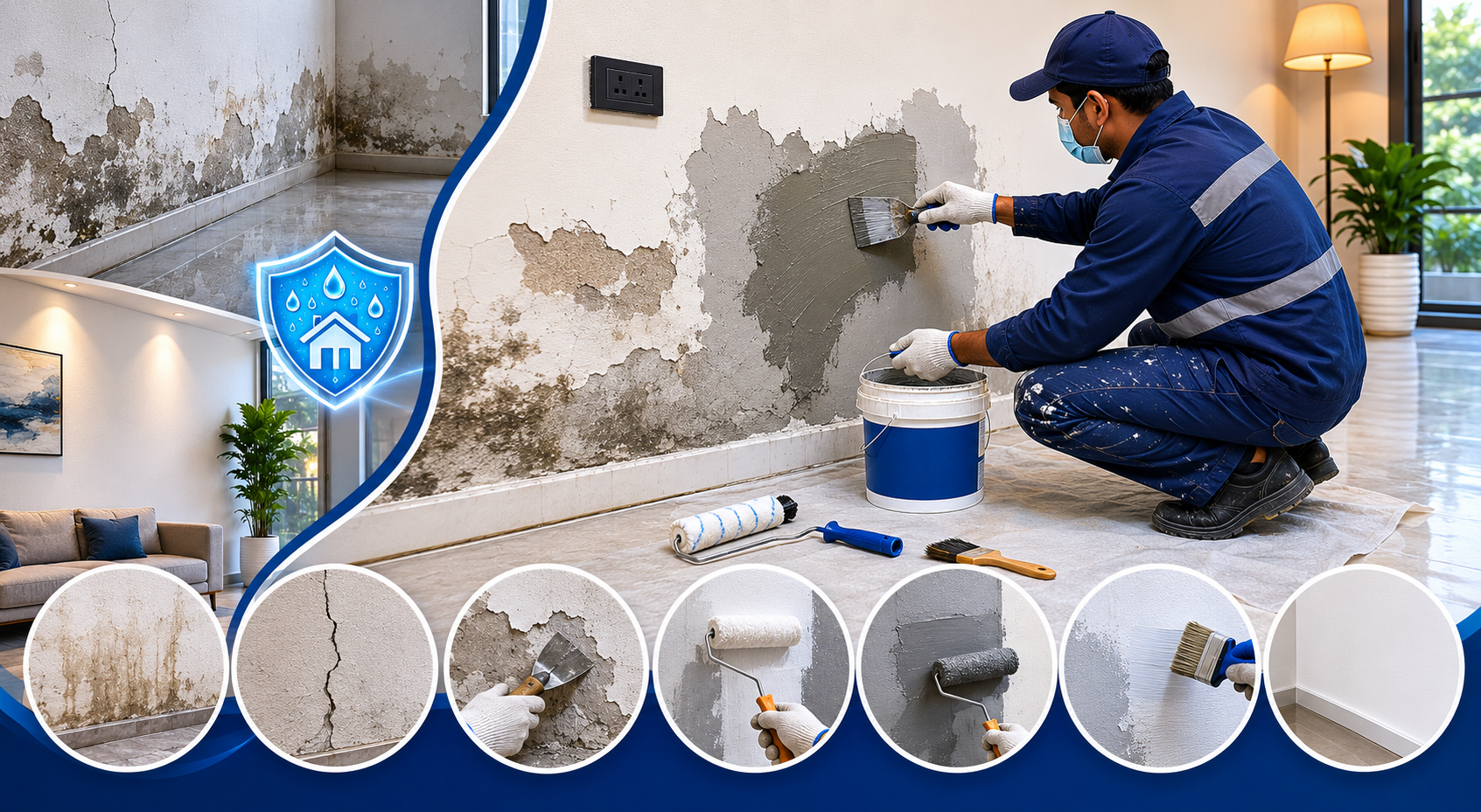 Internal Wall Leakage Repair Services in Hyderabad
